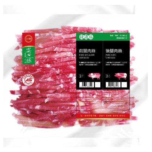 台糖冷凍前腿肉絲(8762A)  3kg/包