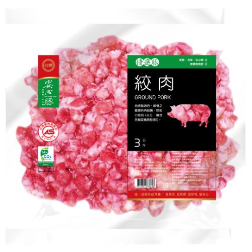 台糖冷凍豬絞肉(8766A) 3kg/包