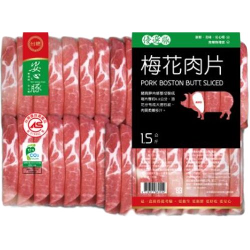 台糖冷凍梅花肉片(861EA) 1.5kg/包